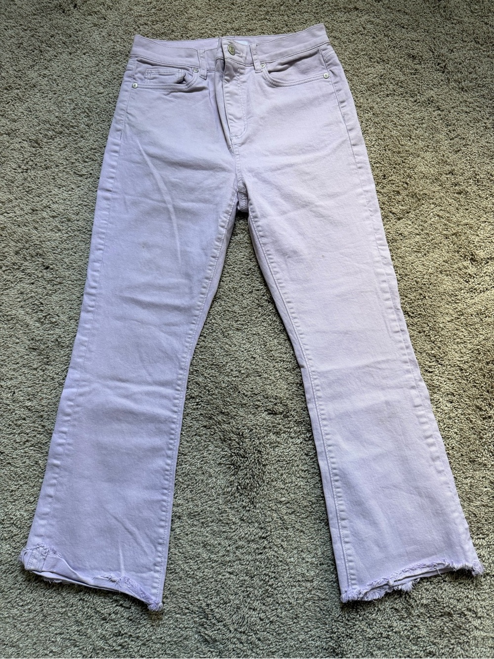 LOFT Women’s Light Purple Flare Jeans, Size 4